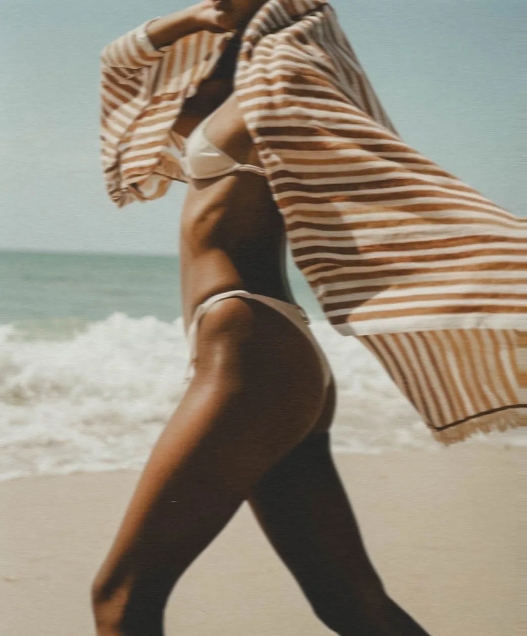 Coastal swimwear editorial frame · Andres Agurto Studio